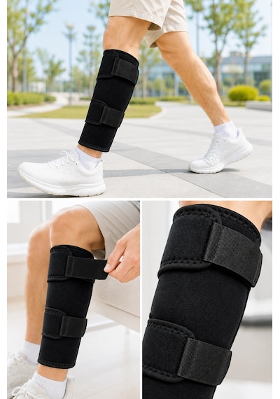 Trendexa Mey İthalat Ayarlanabilir Alt Baldırlık Baldır Destekliği Çift Bantlı Spor Ve Günlük Kullanım