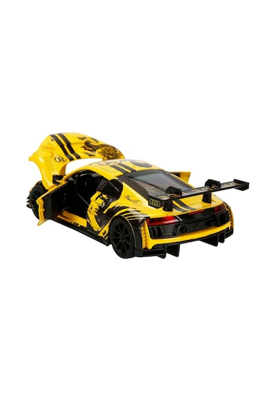 1:32 Sesli Ve Işıklı Rmz Hobby Bruce Lee Serisi Die Cast Çek Bırak Model Araba - Sarı Audi R8 Lms Br
