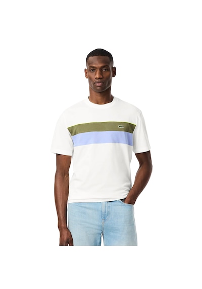 Lacoste Golf Colour Block Erkek T-shirt Beyaz