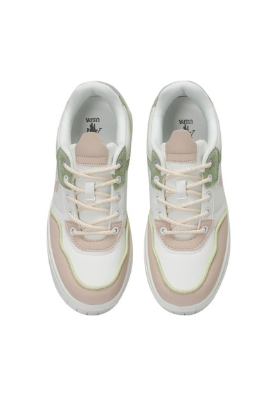 U.s. Polo Assn. 5p Candy 5fx Bej Kadın Sneaker Bej