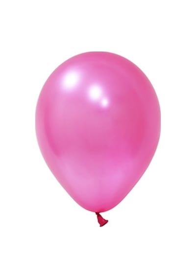 20 Adet 12 İnç 30 Cm Metalik Fuşya Balon Doğum Günü Süsleme Fuşya
