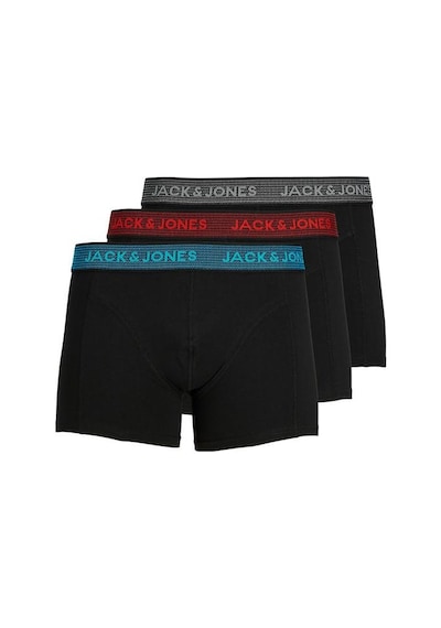 Jack & Jones Jack&jones Waistband 3' Lü Erkek Siyah Boxer