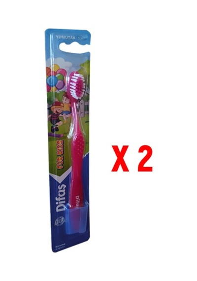 Difaş For Kids Kapaklı Diş Fırçası Soft 2 Adet