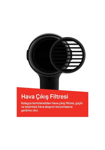 Arzum AR5134 Hairstar Neo Saç Kurutma Makinesi 2300 W, Soğuk Hava Fonksiyonu, Siyah