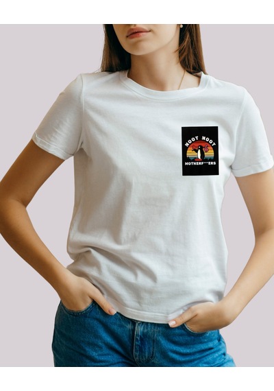 Grooh'dan Pinokyo'yatasarımlı Baskılı T-shirt Beyaz