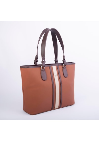 Nas Bag Kadın Omuz Çantası Spor Şık Ayarlanabilir Omuz Askılı Taba Kahve Kum Lacst 33x27x12 Cm taba Taba
