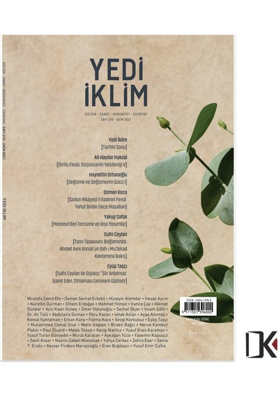 Yedi İklim 379.Sayı Ekim 2021