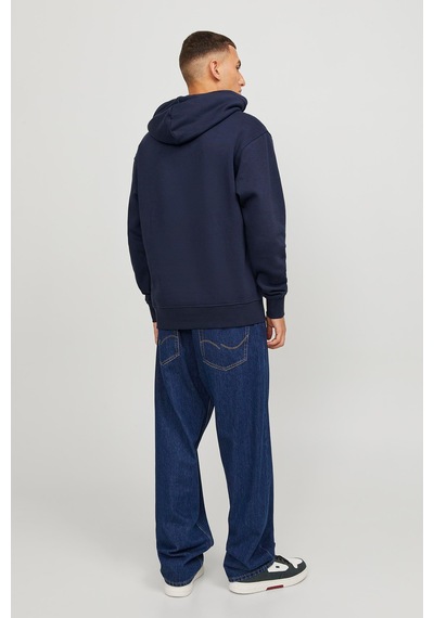 Jack & Jones Jorvesterbro Sweat Hood Noos Erkek Sweatshirt 12241687 Sky Captain
