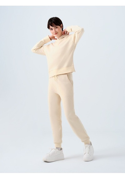 LOFT Jogger Fit Kadın Eşofman Altı Lf2039247 Q1.v1 Ekru