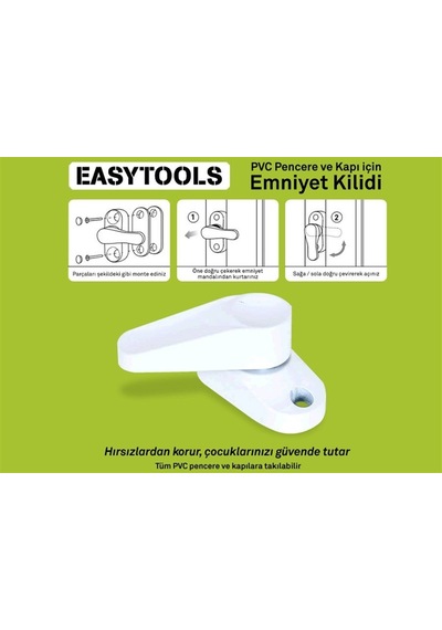 Pvc Pencere Kapı Emniyet Kilidi