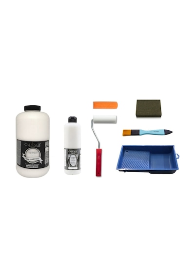 Cadence 2 Litre Pak Beyaz Boya 500Ml Ultimate Glaze Vernik Set