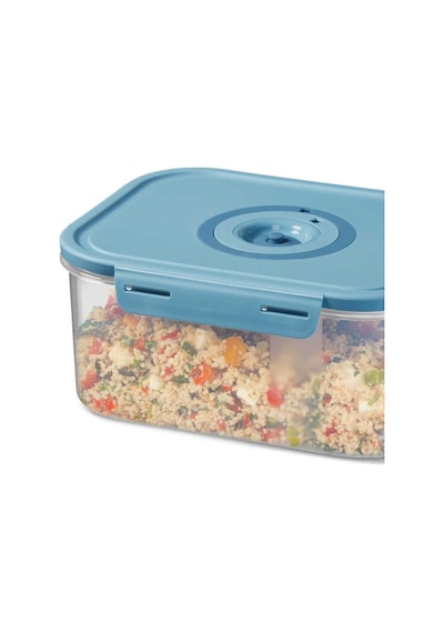 Primanova Seoul Taze Ürün Saklama Kabı 1300 Ml - 20 X 14 X 9 Cm Mavi