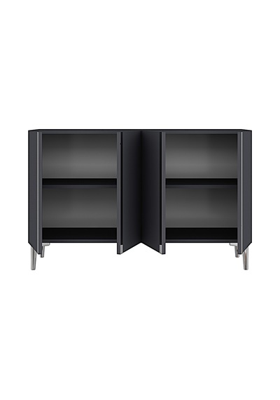 Ka1298as Anka Konsol Ve Tv Sehpası Antrasit-silver 120cm