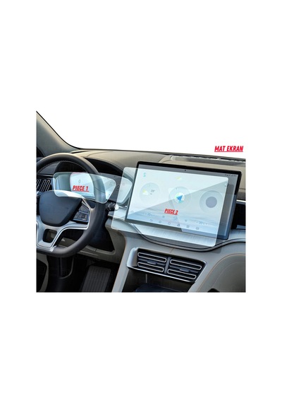 Byd Seal U Dm-i Hayalet Gösterge Ve Multimedya Uyumlu Mat Ekran Koruyucu