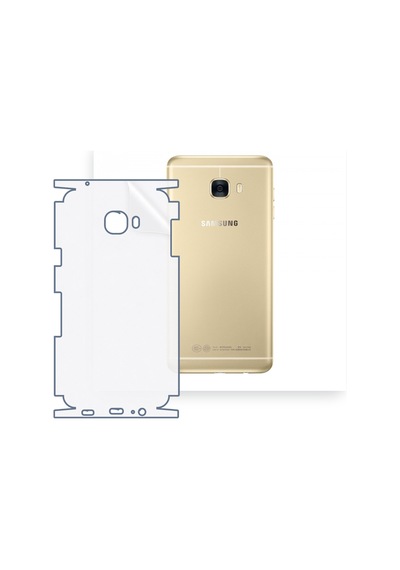 Galaxy C7 Uyumlu Fullbody Arka Kaplama Hidrojel Koruyucu Film