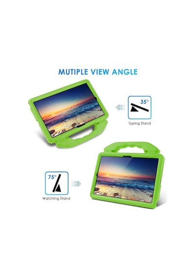 Apple Uyumlu iPad, 9. Nesil 10.2 Kılıf Tutmalı Standlı Silikon Case A2602 A2603 A2604 A2605