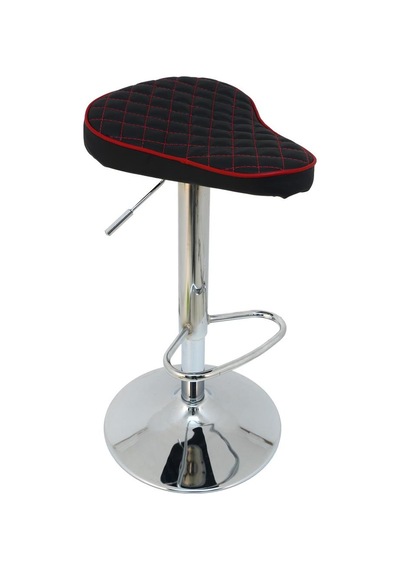 Mobilyakeyfi Boombar Bar Taburesi - Kırmızı Deri - 9538S0116