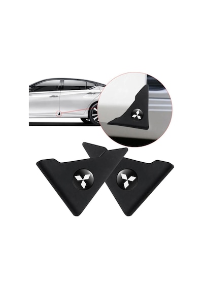 Mitsubishi Kapı Koruma Kenar Köşe Koruyucu Çarpma Çizilme Önleyici 2 Adet