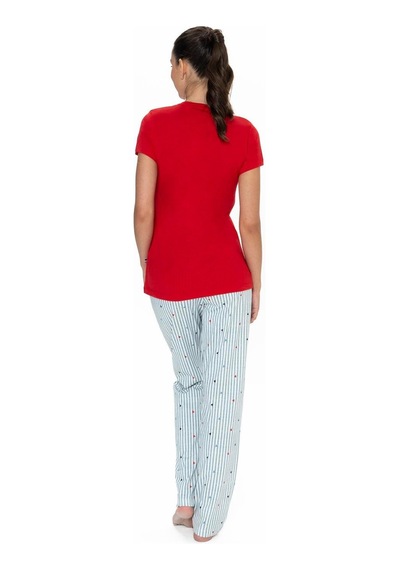 U.s. Polo Assn. Kadın Kırmızı Pijama Takım Kırmızı