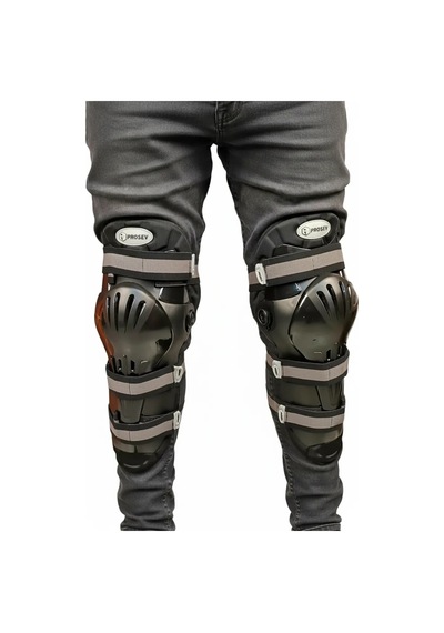 Motobiker Motosiklet Dizlik D332 Mafsallı 3 Bantlı Reflektörlü Ce Onaylı 1 Kalite Çok Renkli