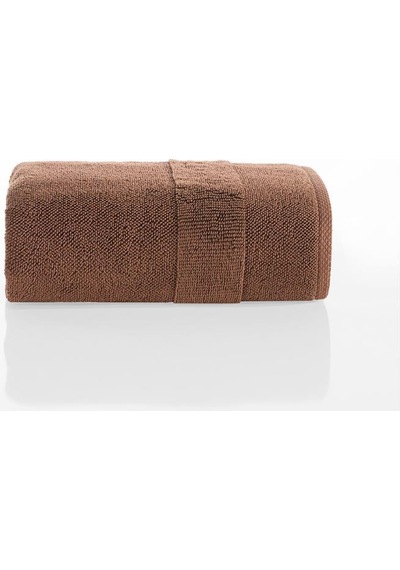 Cotton %100 Banyo Havlusu 70x140 Cm Koyu Kahverengi