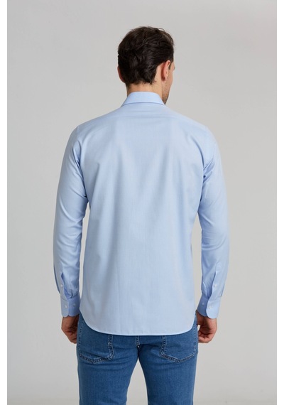 Bisse Regular Fit Uk Klasik D Yaka Cepsiz Mavi Gmkls1kd224004 D35 Mavi