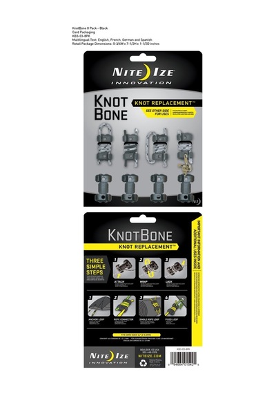 Nite-Ize Knotbone No3 8 Pack Çok Renkli