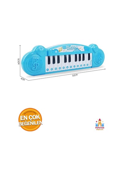 Mavi Çocuk Piyano - Eğlenceli Müzik Deneyimi İçin Şimdi Satın Al