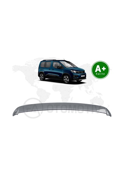 Peugeot Rifter Bagaj Üstü Spoiler Tekno Gri Kca Boyalı 2019 Model Ve Sonrası