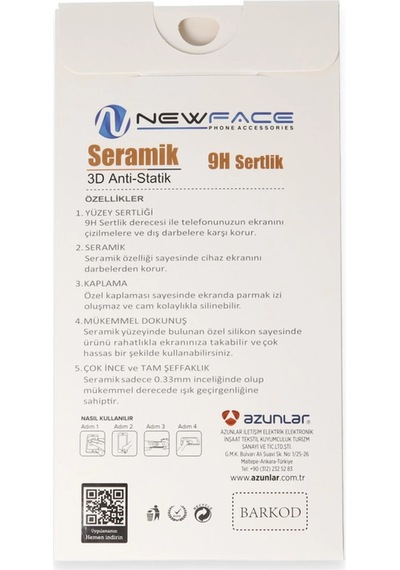 A15 3d Antistatik Mat Seramik Nano Ekran Koruyucu