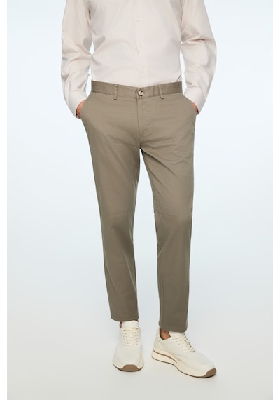 Morven Erkek Çağla Yeşili Pamuk Trend Düz Slim Fit Chino Pantolon 26ys003008705 Çağla Yeşili