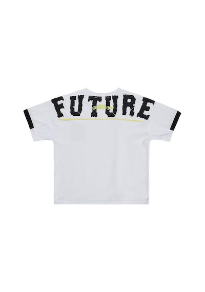 Civil Boys Future Baskılı 6-9 Yaş Tişört - Beyaz