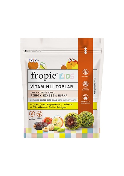 Fropie Fındık Ezmesi Hurma Vitaminli Toplar 80 G - 5 Adet Tarı