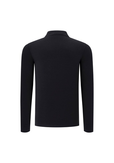 V4009 Dewberry Erkek Sweatshırt-düz Siyah Düz Siyah