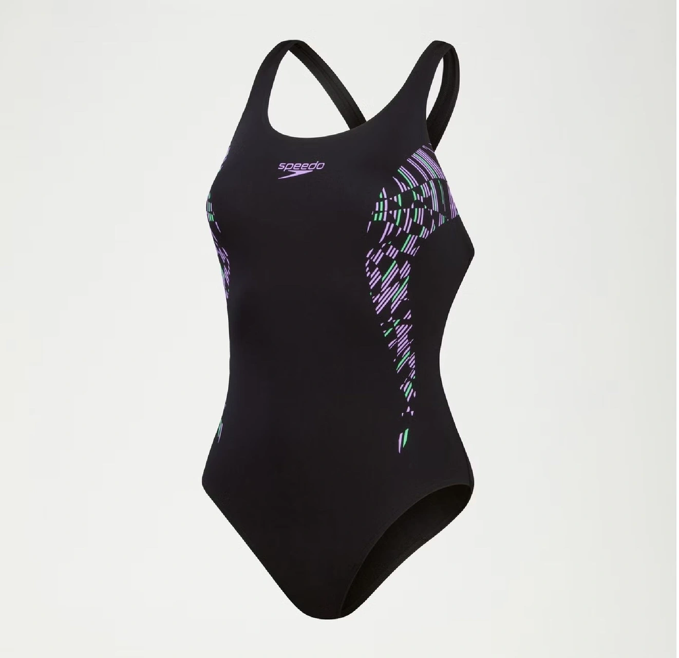 Speedo Placement Muscleback Kadın Mayo Lacivert