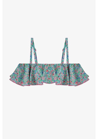 Penti Renkli Kız Çocuk Ditsy Bandeau Bikini Takımı