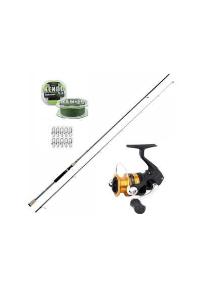 Shimano Fx 4000 - Okuma Azaki 244cm 7-28gr Spin Olta Seti