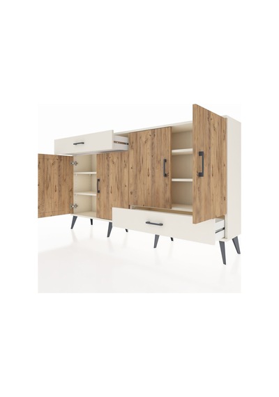 Arges Konsol 5 Raflı 2 Çekmeceli 4 Kapaklı 176x30x99 Aytaşı-çam/a Aytaşı-çam/aytaşı Arges Konsol 5 Raflı 2 Çekmeceli 4 Kapaklı 176x30x99 Aytaşı-çam/a Aytaşı-çam/aytaşı