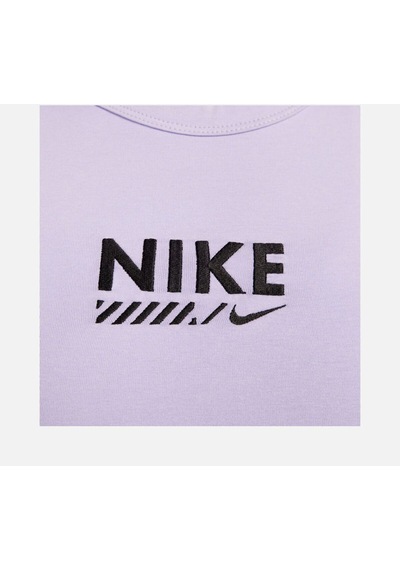 Sportswear Gel Cropped Short-sleeve Kadın Tişört Mor