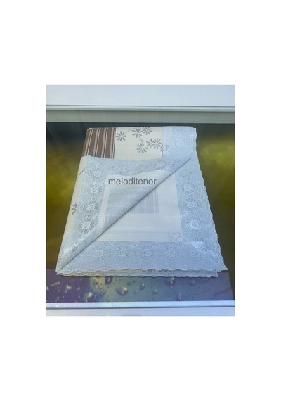 Kaydırmaz Taban Kenarı İşleme Dantel Güpürlü Pvc Dikdörtgen Muşamba Masa Örtüsü 122x155 Cm Kahverengi Kaydırmaz Taban Kenarı İşleme Dantel Güpürlü Pvc Dikdörtgen Muşamba Masa Örtüsü 122x155 Cm Kahverengi