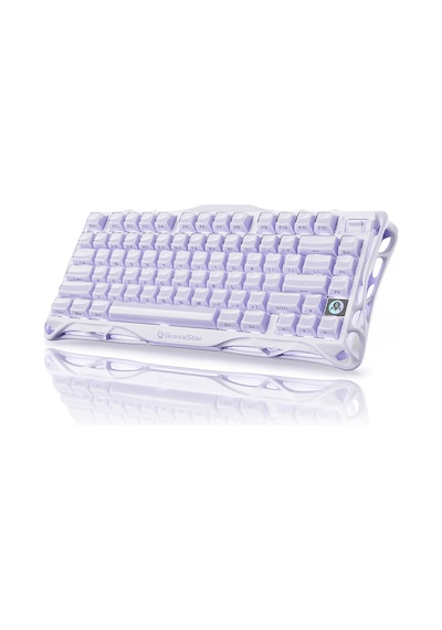 Gravastar Mercury V75 He Hall Effect Manyetik Switch Gaming Klavye, Hot-swappable, Rapid Trigger, 80