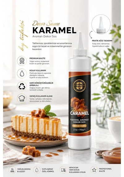 Çilek Aromalı Dekor Sos 750 Gr Çok Renkli