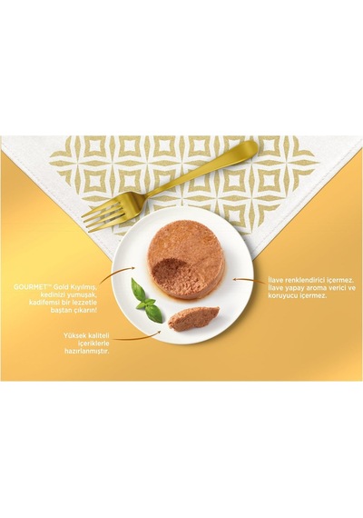 Gold Kıyılmış Somonlu Yaş Kedi Maması Multipack 85 Gr. 8 Al 6 Öde