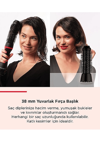 Revlon Rvdr5371 One Step Blow Dry Multi Air Styler 5'i 1 Arada Saç Kurutma Ve Şekillendirici Siyah