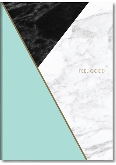 Le Mermer Defter Çizgili Mint 17x24cm Açık Gri