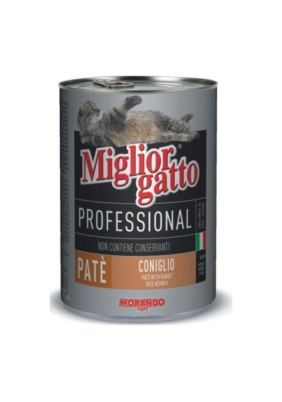 Miglior Gatto Pate Tavşan Etli Konserve Yetişkin Kedi Maması 400 G