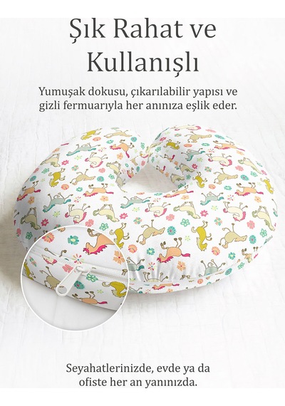Renkli At Desenli Pamuklu Boyun Yastığı - Sevimli Çiçekli Pastel Çocuk & Yetişkin Seyahat Yastığı Buzlu Grili Nil Mavisi Renkli At Desenli Pamuklu Boyun Yastığı - Sevimli Çiçekli Pastel Çocuk & Yetişkin Seyahat Yastığı Buzlu Grili Nil Mavisi