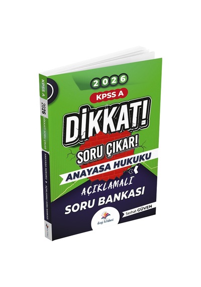 Dizgi Kitap 2026 Kpss A Grubu Anayasa Hukuku Dikkat Soru Çıkar Soru Bankası - Serhat Güven Dizgi Kitap