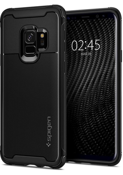 Spigen Galaxy S9 İle Uyumlu Kılıf Rugged Armor Urban Siyah