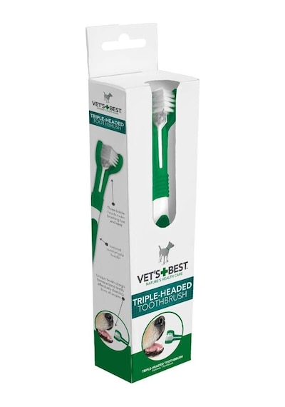 Köpekler İçin 3 Başlıklı Diş Fırçası